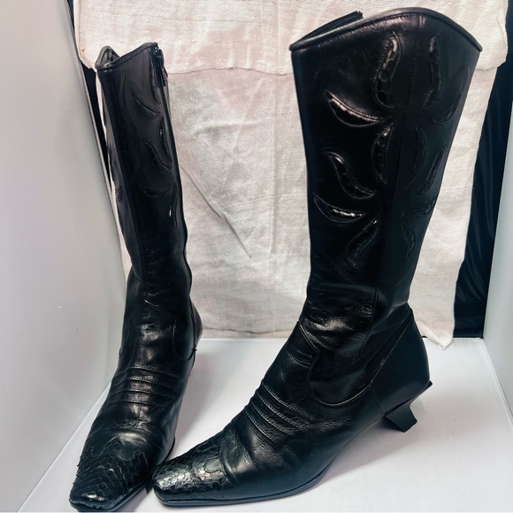 Nello Nembro Leather boots Made in  Italy - Picture 2 of 8